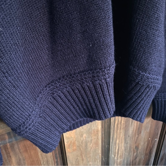 RALPH LAUREN Rugby Shawl Knitted Sweater - Picture 9 of 11